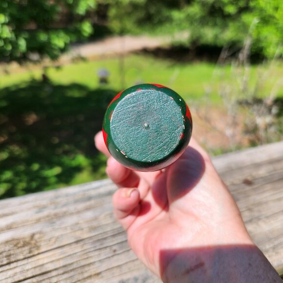 Vintage Hand-Painted Anthopormortic Strawberry/ Tomato Sand Timer Egg Timer - Picture 7 of 9